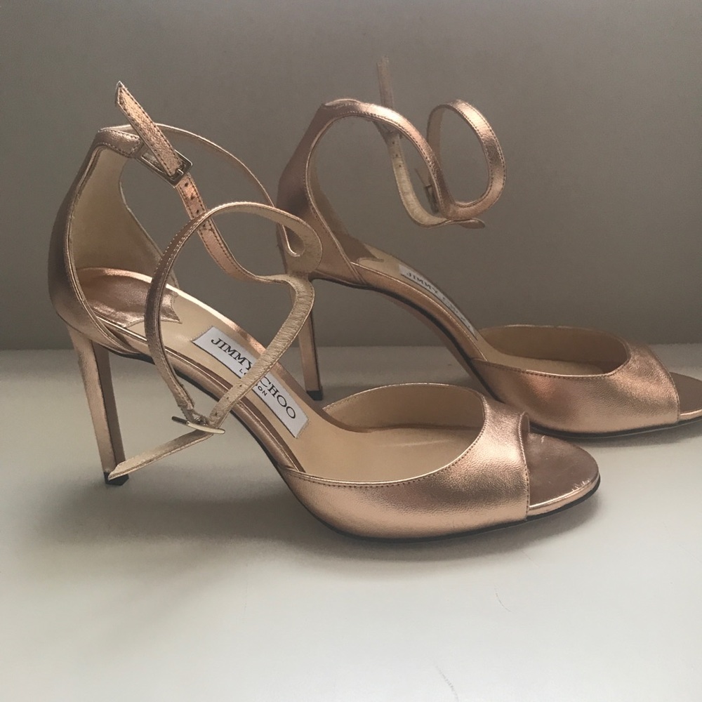 Jimmy Choo Lane 85mm Rose Gold - Picture 6 of 8